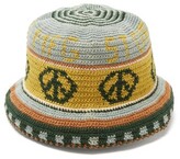 Thumbnail for your product : Story mfg. Brew Cotton-crotchet Bucket Hat - Green Multi