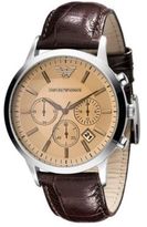 Thumbnail for your product : Emporio Armani Men's Croco-Embossed Leather Watch