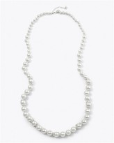 Thumbnail for your product : White House 2681 Capped Glass Pearl Necklace
