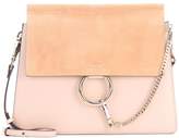Chloé Faye leather and suede shoulder bag