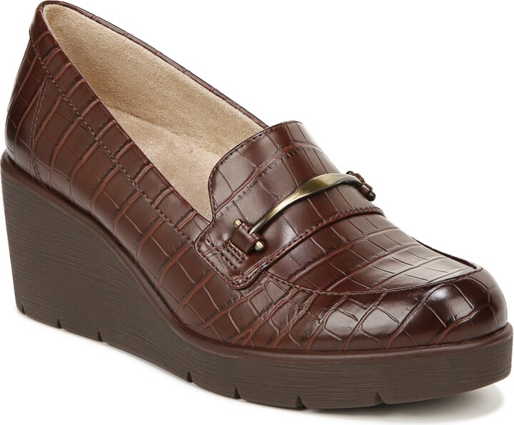 Womens Brown Loafer Wedge | ShopStyle