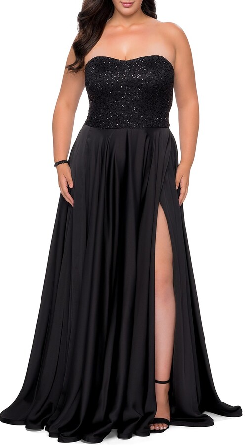 Plus Size Black Sequin Dress | Shop the ...