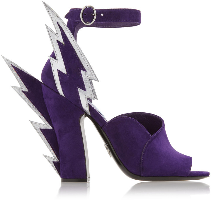 purple prada shoes