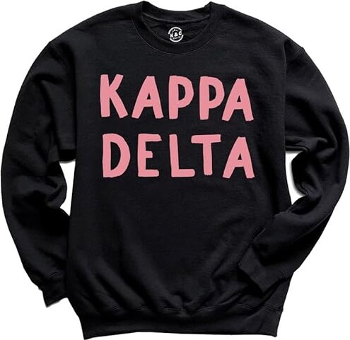 Kite and Crest Kappa Delta Sweatshirt - Kay Dee Pink Bubble Gum Sorority Crewneck Sweatshirt