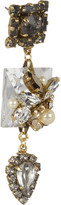 Thumbnail for your product : Erickson Beamon Gold-plated Swarovski crystal and pearl earrings