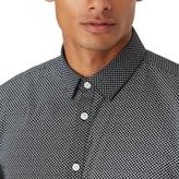 Thumbnail for your product : Frank & Oak 31920 Micro Print Andover Stretch Dress Shirt In Black