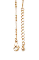 Thumbnail for your product : Forever 21 Beaded Chain Rosebud Necklace