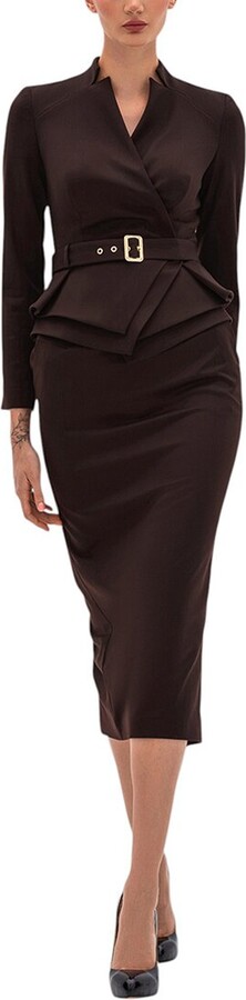 BGL 2Pc Wool-Blend Jacket & Skirt Set