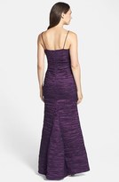 Thumbnail for your product : Alex Evenings Crinkled Taffeta Trumpet Gown with Bolero