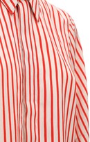 Thumbnail for your product : AMI Paris Striped Viscose Short Sleeve Shirt