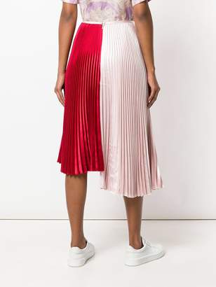 Cédric Charlier asymmetric pleated skirt