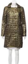 Thumbnail for your product : Anna Sui Metallic Knee-Length Coat