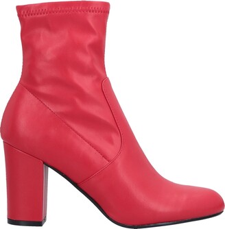 Steve Madden Actual Ankle Boots Red