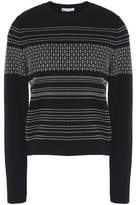 Thumbnail for your product : Oscar de la Renta Wool And Cotton-Blend Sweater