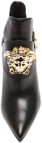 Thumbnail for your product : Versace Medusa Head Leather Booties