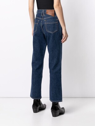 SLVRLAKE Stagecoach snap-front jeans