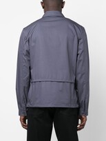Thumbnail for your product : C.P. Company Logo-Patch Cotton Shirt Jacket