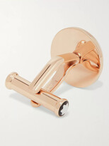 Thumbnail for your product : Montblanc Meisterstuck Pvd-Coated Rose Gold-Tone And Blue Goldstone Cufflinks