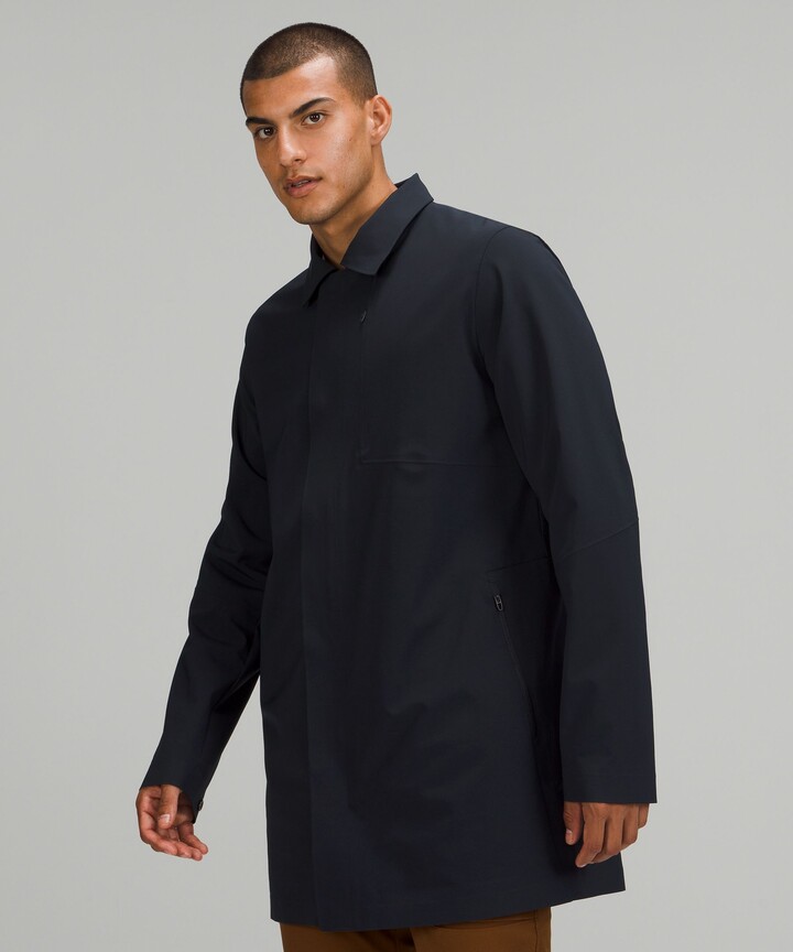 Lululemon Drivers Coat Style, Lululemon Trench Coat Mens Full Length Black