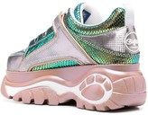 Thumbnail for your product : Buffalo David Bitton Iridescent Panelled Chunky Sole Sneakers