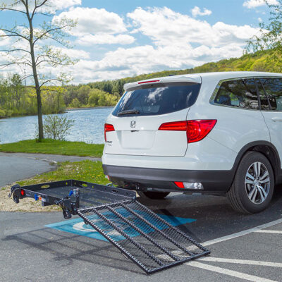 Silver Spring Hitch Powerchair Carrier Essential Travel + Cover