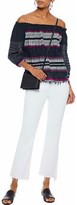 Thumbnail for your product : Lemlem Mamo Off-the-shoulder Embroidered Cotton And Wool-blend Blouse