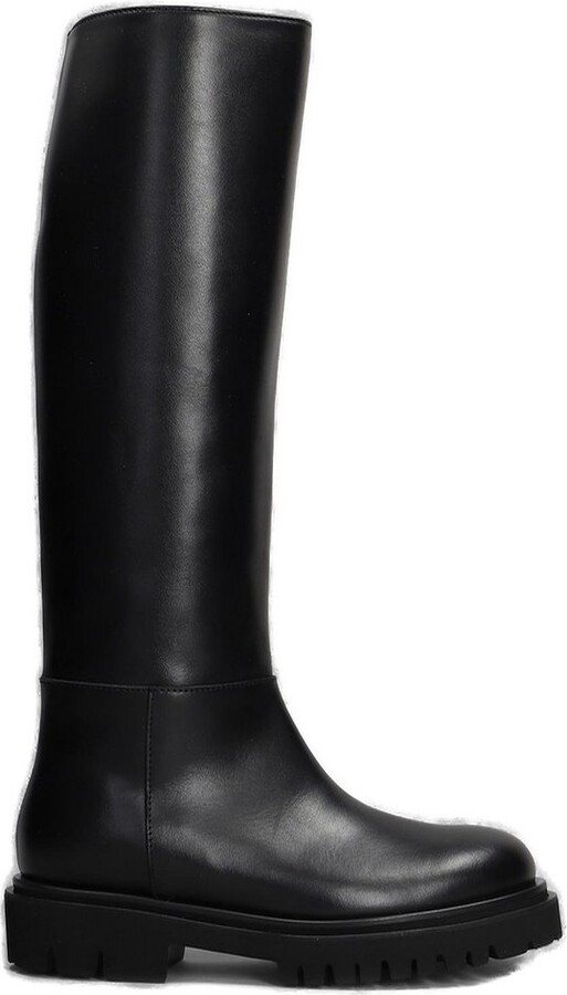ANNA F. Knee-High Pull-On Boots