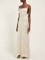 Thumbnail for your product : Galvan Whiteley Sequinned Maxi Dress - Ivory