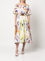 Thumbnail for your product : Silvia Tcherassi Sindone off-shoulder belted dress