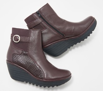 Wine Wedge Boots | Shop the world's 