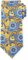 Thumbnail for your product : Ermenegildo Zegna Printed Paisley Silk Tie, Yellow