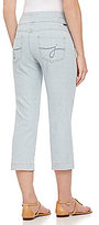 Thumbnail for your product : Jag Jeans Felicia Cropped Railroad Stripe Pants