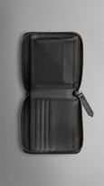 Thumbnail for your product : Burberry Small Leather Trim Ziparound Wallet