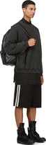 Thumbnail for your product : Rick Owens Black & Grey Oversize Basketball Shorts