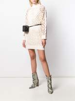 Thumbnail for your product : Fendi Mesh Knitted Dress