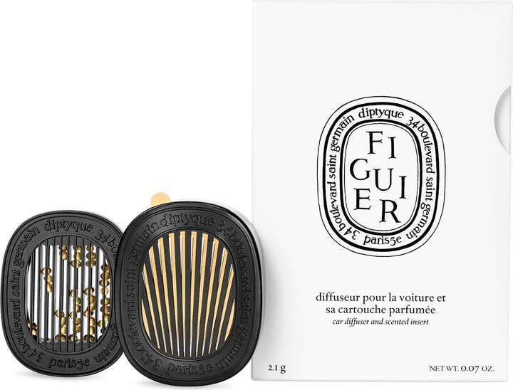 Diptyque Figuier (Fig) Car Fragrance Diffuser & Refill Insert Set