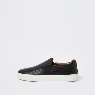 Mens Leather Slip On Trainers | Shop the world's largest collection of  fashion | ShopStyle UK