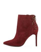 Thumbnail for your product : Charles David Catherine Suede 95mm Bootie, Cabernet