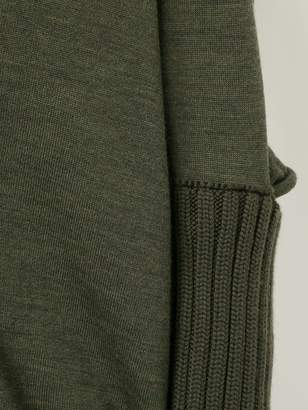Ports 1961 Slit Sleeve Knitted Cardigan