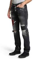 Thumbnail for your product : PRPS Demon Destroyed Slim Straight Leg Jeans