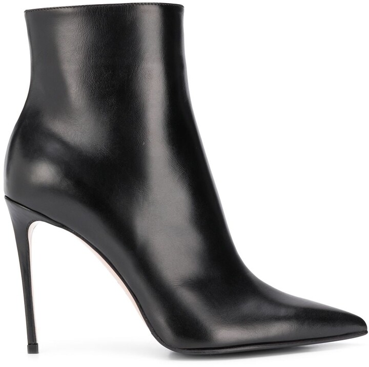 Black Stiletto Ankle Boots | ShopStyle