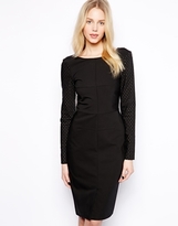 Thumbnail for your product : Oasis Long Sleeve Stud Jessica Midi Dress