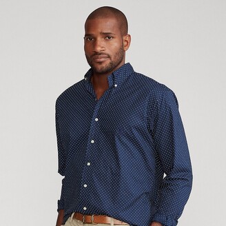 Polo Ralph Lauren Ralph Lauren Dot-Print Poplin Shirt - Size 4X Big -  ShopStyle