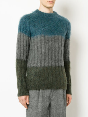 Kolor striped knit sweater