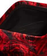 Thumbnail for your product : Dries Van Noten WL Rose-Print Velvet Clutch Bag