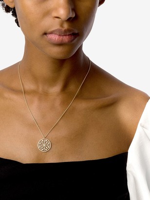 Astley Clarke 14kt gold diamond medium Icon Nova pendant necklace