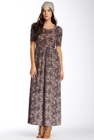 Thumbnail for your product : Angie Floral Short Sleeve Maxi Dress