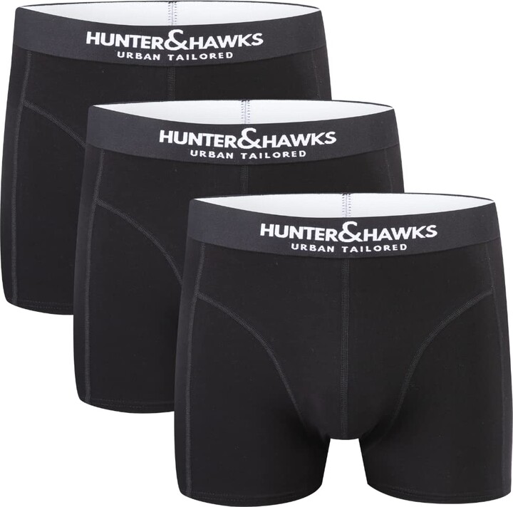 HUNTER&HAWKS URBAN TAILORED Hunter&Hawks Men's 3 Pack Organic Cotton