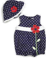 Thumbnail for your product : Hartstrings Infant's Two-Piece Polka Dot Bubble Coverall & Hat Set