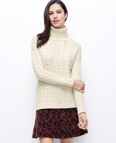 Thumbnail for your product : Ann Taylor Cable Turtleneck Sweater